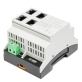 SWPS-4-11-DIN4 Switch PoE 4 portowy z wbudowanym zasilaczem na szynę TH35 - 2