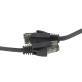 Patchcord BESTLAN kabel sieciowy Płaski LAN RJ-45 UTP kat. 6 Czarny 0,2 metra - 2