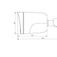 Tiandy TC-C321N Kamera IP Analog Killer 1080p 2.8 mm - 3