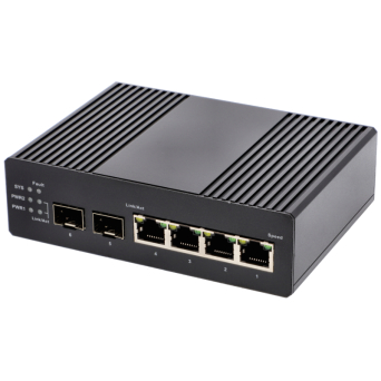 Switch zarządzalny Desktop 4x PoE 1000Mb/s 2x SFP 1000Mb/s 120W