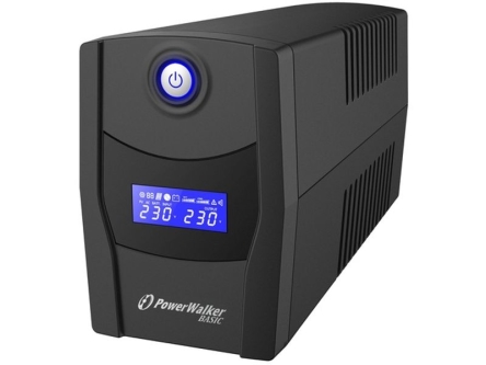 UPS POWERWALKER LINE-INTERACTIVE 600VA STL FR 2X PL 230V, RJ11/45 IN/OUT, USB