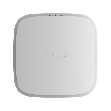 Bezprzewodowy Adresowalny Punktowy Czujnik Ciepła EN54 FireProtect (Heat/Sounder) Biały Ajax