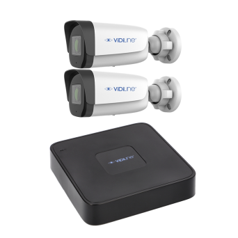 Monitoring IP VidiLine z 2 kamerami ViDi-IPC-24B i rejestratorem IP