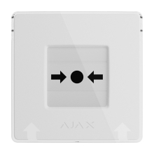 ManualCallPoint (White) Jeweller Bezprzewodowy, resetowalny przycisk z możliwością programowania scenariuszy