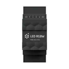 LED RGB DIN MODUŁ STEROWNIKA OŚWIETLENIA LED RGBW