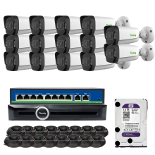Tiandy FULL-COLOR-14X Monitoring sieciowy IP 14 kamer tubowych 4Mpx Color Maker