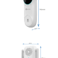 Dzwonek do drzwi Wi-Fi z kamerą EZ-DB2C-KIT OUTLET - 3
