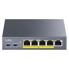 SWITCH POE GS1005P 4-PORTOWY CUDY