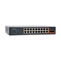 Vidiline VIDI-F1622GBL Switch 16x PoE 100mb/s 2x Rj45 Uplink 2x SFP