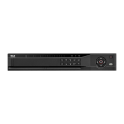 BCS-L-NVR1604-A-4K-16P - Rejestrator IP 16 kanałowy 4 dyskowy serii BCS LINE, rejestrator przystosowany do współpracy z kamerami o rozdzielczości maksymalnej 32Mpx. Wyjście wideo HDMI o rozdzielczości 4K, wbudowany 16 portowy switch PoE 802.3 af/at o mocy