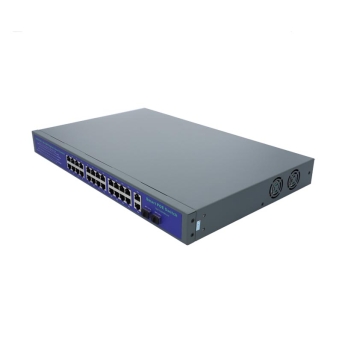 Switch 24 porty PoE + 2 porty Uplink 1000Mb/s + 2x SFP VidiLine