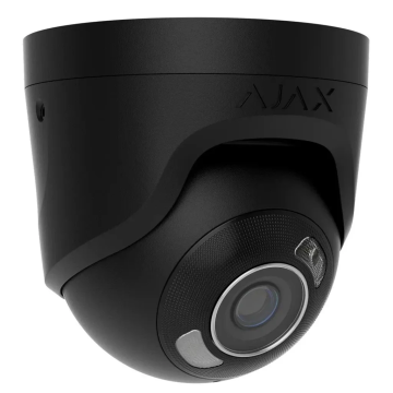 Ajax TurretCam HL (5 Mp / 4 mm) Black – kamera IP 5 MP PoE, AI, IR/LED 50 m, IP65, 126262.197.BL1