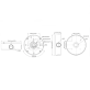Uchwyt Sufitowy do Kamer Aluminiowy HA35JCBHA1 HONEYWELL - 3