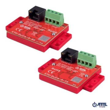 ETH-2wire-A-SET Zestaw do transmisji LAN 10/100Mbps + PoE po 2 żyłach