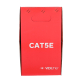 Kabel skrętka  UTP CAT 5e drut CU Premium CPR Eca Fluke test - 305m - 6