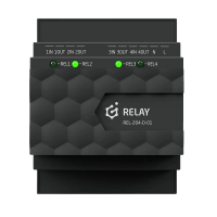 RELAY 4HP DIN MODUŁ WYJŚĆ PRZEKAŹNIKOWYCH 2.0