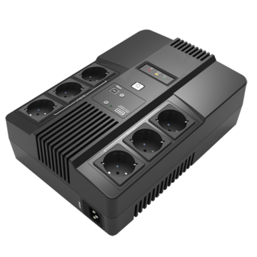 Jednofazowy UPS 800VA/480W Funkcja Autostartu UPS800VA-6