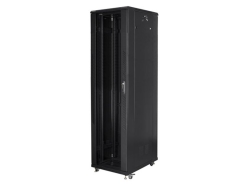 SZAFA INSTALACYJNA RACK STOJĄCA 19" 37U 800X800 CZARNA LANBERG (FLAT PACK)