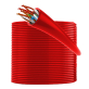 BestLan Patchcord Kabel sieciowy UTP RJ45 Kategoria 5e Czerwony 100m - 2