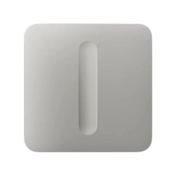 Ajax SoloButton (Dimmer) Oyster – jasnoszary panel dotykowy ściemniacza LightSwitch, 98613.257.OY1
