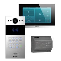 Zestaw Wideodomofonowy 2-przewodowy Akuvox Panel R20K-2 Srebrny Monitor C313W-LP-2