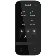 Bezprzewodowa klawiatura z ekranem dotykowym KeyPad TouchScreen Jeweller Ajax