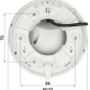 KAMERA AHD, HD-CVI, HD-TVI, PAL HAC-HDW2241TMQ-A-0280B-S2-DIP - 1080p 2.8   mm DAHUA - 3