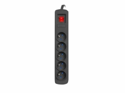 LISTWA ZASILAJĄCA ARMAC R5 1.5M 5X 230V PL 10A CZARNA