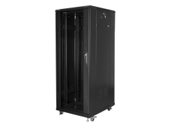 SZAFA INSTALACYJNA STOJĄCA 19" 32U 600X800 CZARNA LANBERG (FLAT PACK)