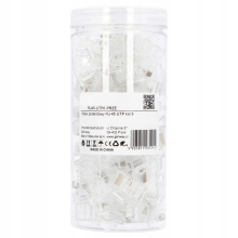 BestLan Wtyk RJ45 UTP Kategoria 6 Przelotowy Zestaw 100 szt.