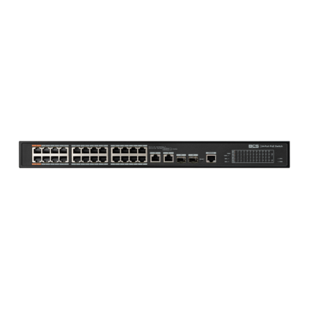 BCS-L-SP2402G-2SFP-M(2) - 26 portowy zarządzalny Switch (PoE).