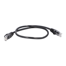 BESTLAN KAB-P6A-UTP-0,5-B-V2 – patchcord UTP kat. 6A RJ45, 0,5 m, czarny, miedziany, 10 Gbit/s