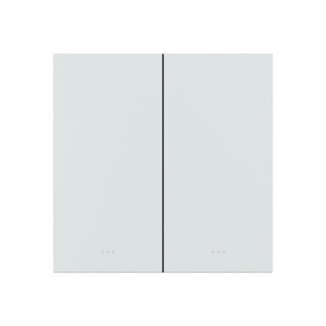 Inteligentny Włącznik 2 Przyciskowy Akubela ZigBee 3.0 SM-2GWN-W Biały