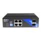 BCS-B-ISP04G-2SFP - 4 portowy switch PoE Gigabit, 2 porty Gigabit SFP. - 2