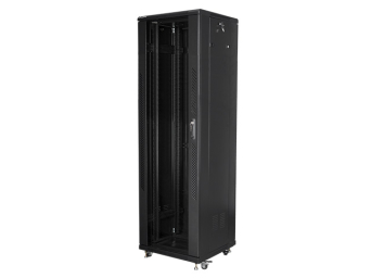 SZAFA INSTALACYJNA STOJĄCA 19" 42U 600X600 CZARNA LANBERG (FLAT PACK)