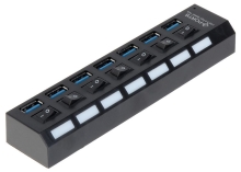 HUB USB 3.0 HUB-USB3.0-1/7 55   cm