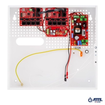 IPUPS-9-11-F Zestaw buforowy do 9 kamer IP switch PoE 9P+1UP