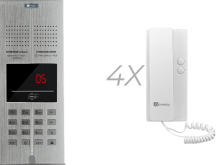 Genway WL-03NL-ZESTAW-4 Zestaw Domofonowy 4 Rodzinny Wl-03nl-v2 Polskie Komunikaty
