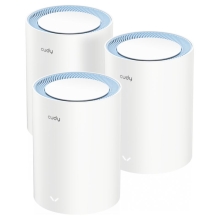 DOMOWY SYSTEM WI-FI MESH M1200(3-PACK) 2.4   GHz, 5   GHz, 300   Mb/s + 867   Mb/s CUDY