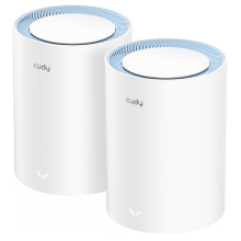DOMOWY SYSTEM WI-FI MESH M1200(2-PACK) 2.4   GHz, 5   GHz, 300   Mb/s + 867   Mb/s CUDY