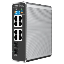 SWITCH PRZEMYSŁOWY POE RG-NIS2100-8GT2SFP-HP 8-PORTOWY + 2X SFP REYEE
