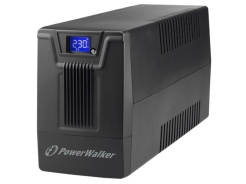 UPS POWERWALKER LINE-INTERACTIVE 600VA SCL 2XSCHUKO 230V, RJ11/45 IN/OUT, USB, LCD
