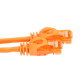 Patchcord BESTLAN kabel sieciowy LAN RJ-45 UTP kat. 5e Pomarańczowy 0,5 metra - 2