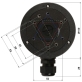 Uchwyt Kamery STG-1280ZJ-XS(BLACK) STG - 3