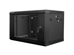 SZAFA INSTALACYJNA WISZĄCA 19" 6U 600X450 CZARNA LANBERG (FLAT PACK)
