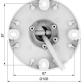 Kamera termowizyjna IP Tiandy TC-C35LQ SPEC:I5W/E/Y/T/6MM/V4.2 6.8 mm - 720p, - 5 Mpx 6 mm - 6
