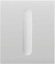 Ajax CenterButton (Dimmer) White – biały panel dotykowy ściemniacza do ramki wielokrotnej LightSwitch, 91250.256.WH1