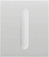 Ajax CenterButton (Dimmer) White – biały panel dotykowy ściemniacza do ramki wielokrotnej LightSwitch, 91250.256.WH1