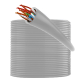 BestLan Patchcord Kabel sieciowy UTP RJ45 Kategoria 5e Szary 100m - 2