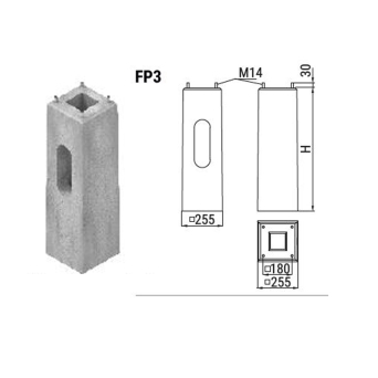 Fundament prefabrykowany FP3